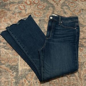 PAIGE CLAUDINE High Rise Ankle Flare Jeans Size 30